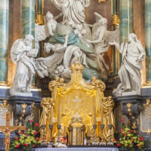 Altar in  Basilica - Jasna Gora Sanctuary, Czestochowa, Poland.